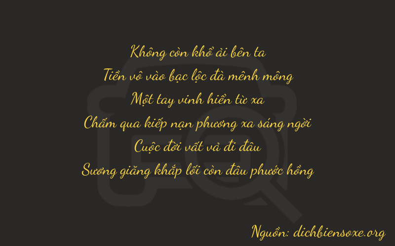 Thơ dịch biển số xe 00174
