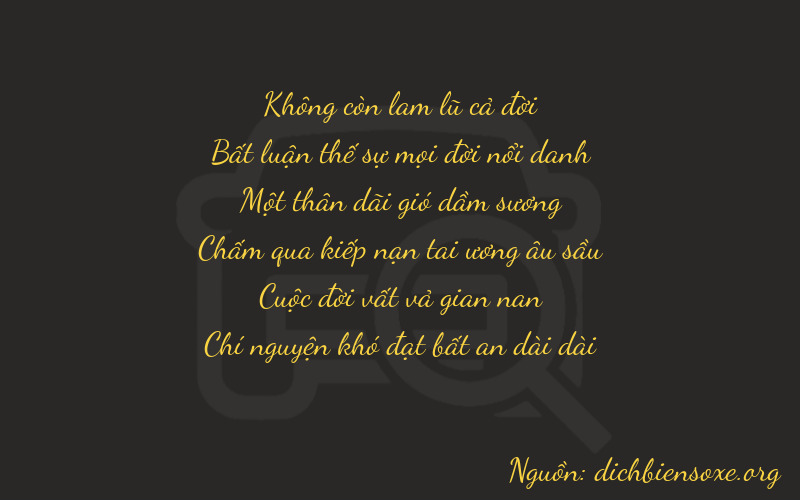 Thơ dịch biển số xe 00177