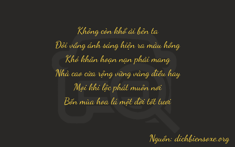 Thơ dịch biển số xe 02011