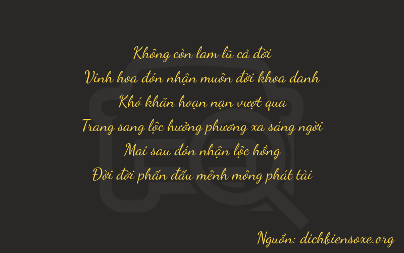 Thơ dịch biển số xe 02023