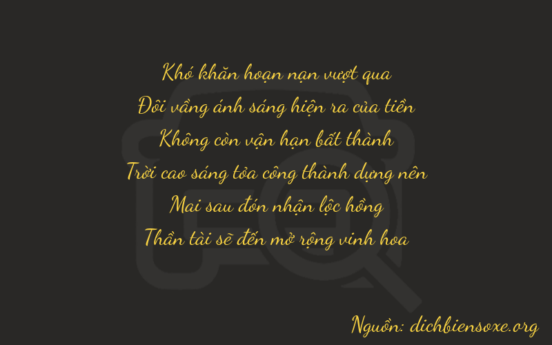 Thơ dịch biển số xe 02028
