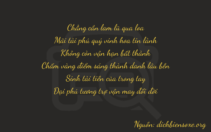 Thơ dịch biển số xe 02036