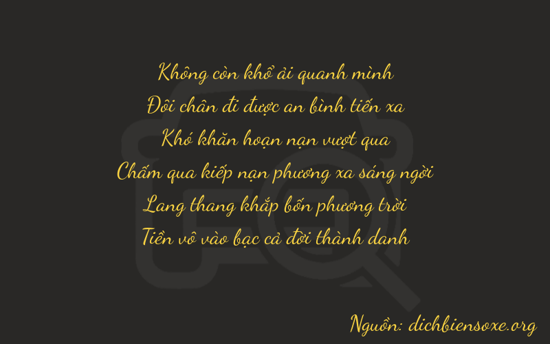 Thơ dịch biển số xe 02040