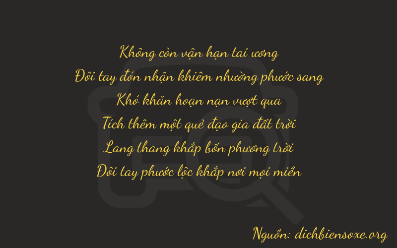 Thơ dịch biển số xe 02042