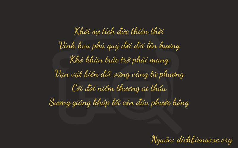 Thơ dịch biển số xe 02044