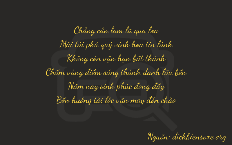 Thơ dịch biển số xe 02054