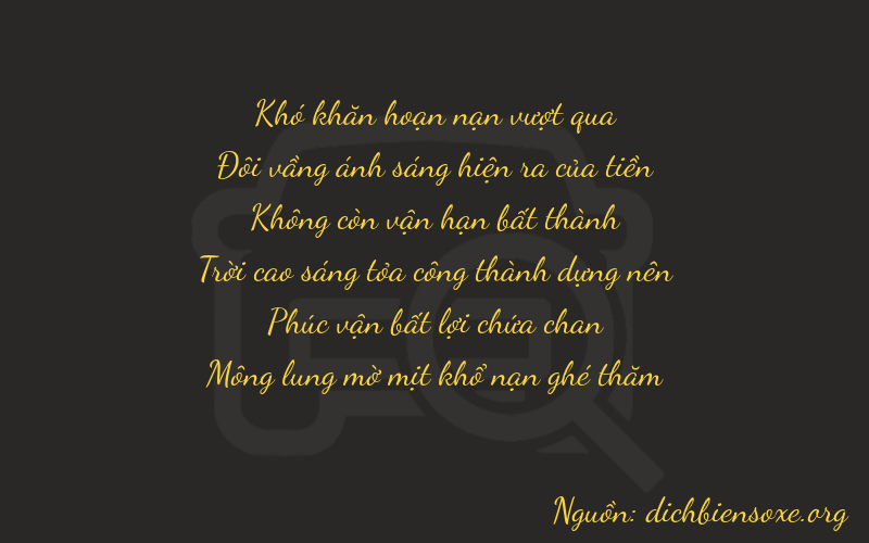 Thơ dịch biển số xe 02064