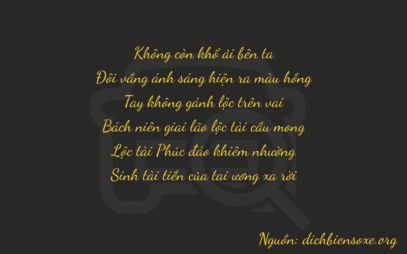 Thơ dịch biển số xe 02065