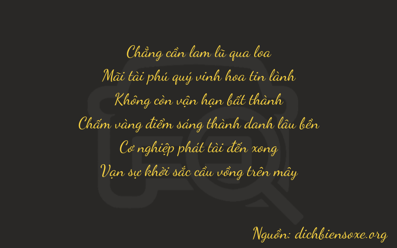 Thơ dịch biển số xe 02081