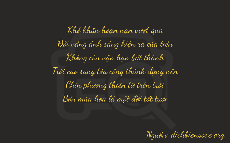 Thơ dịch biển số xe 02091