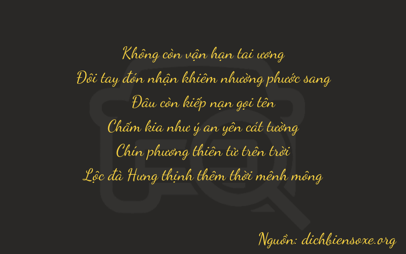 Thơ dịch biển số xe 02096