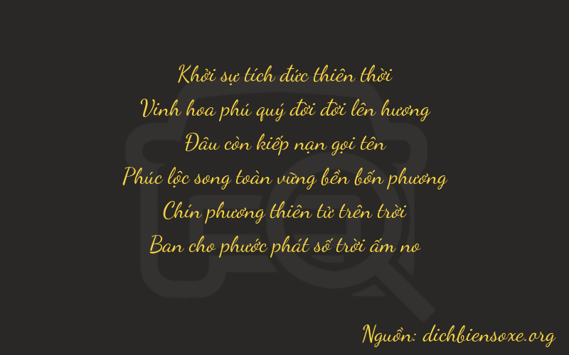 Thơ dịch biển số xe 02098