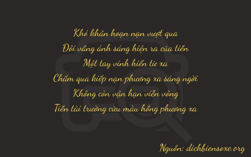 Thơ dịch biển số xe 02109