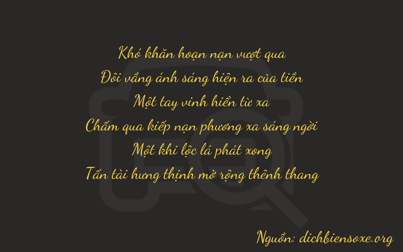 Thơ dịch biển số xe 02118