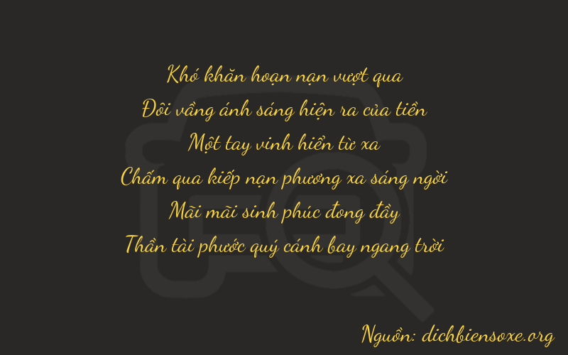 Thơ dịch biển số xe 02127