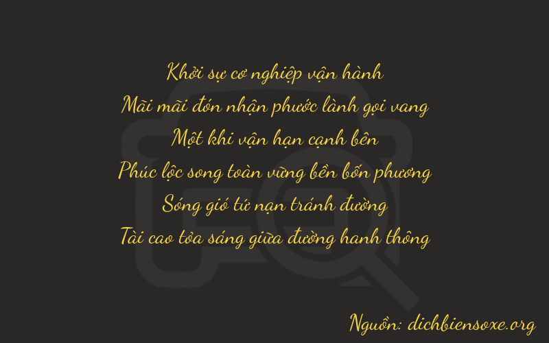 Thơ dịch biển số xe 02133