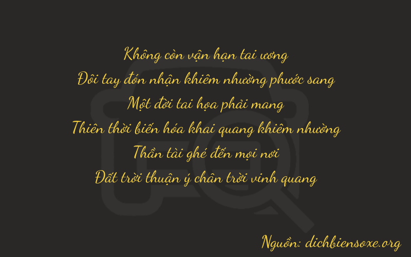 Thơ dịch biển số xe 02168