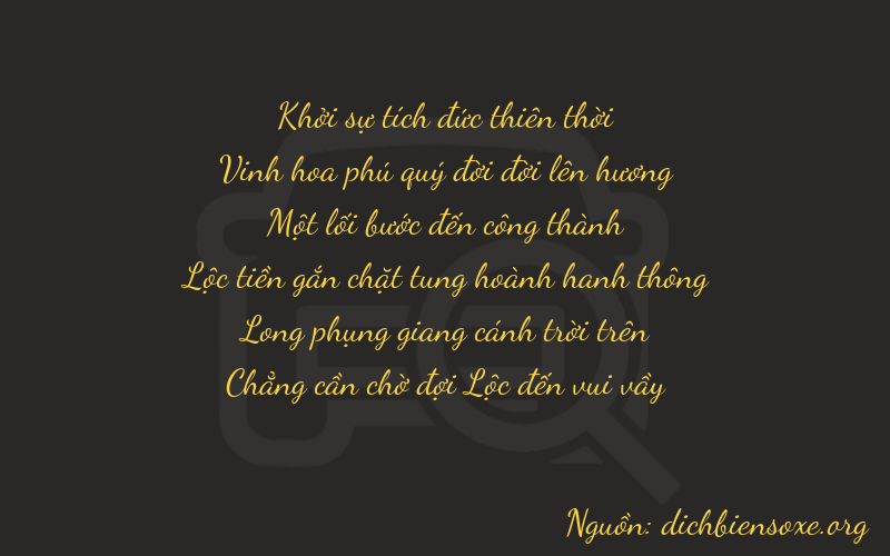 Thơ dịch biển số xe 02170