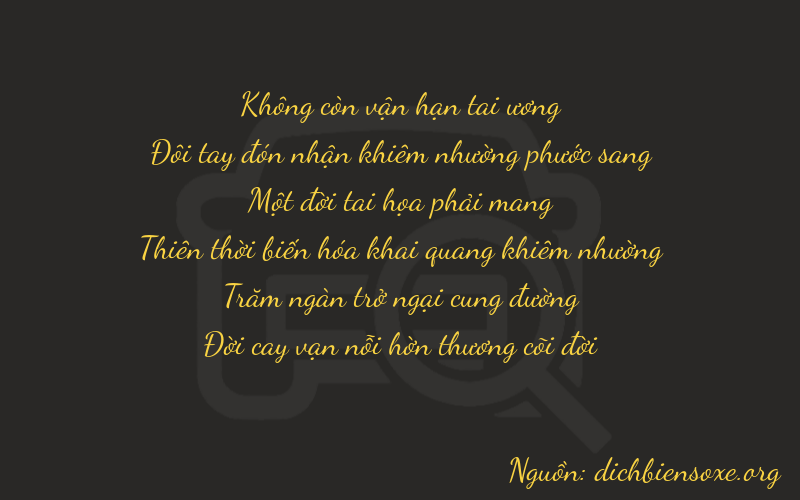 Thơ dịch biển số xe 02177
