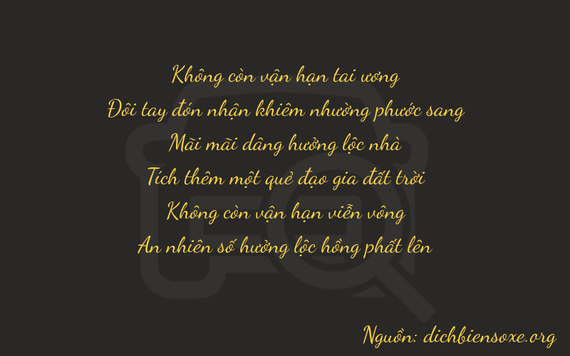 Thơ dịch biển số xe 02204
