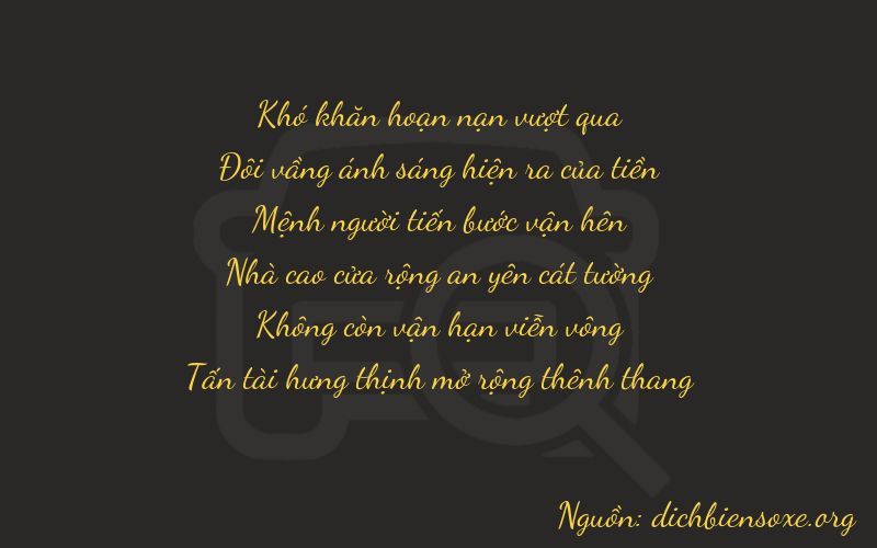 Thơ dịch biển số xe 02208