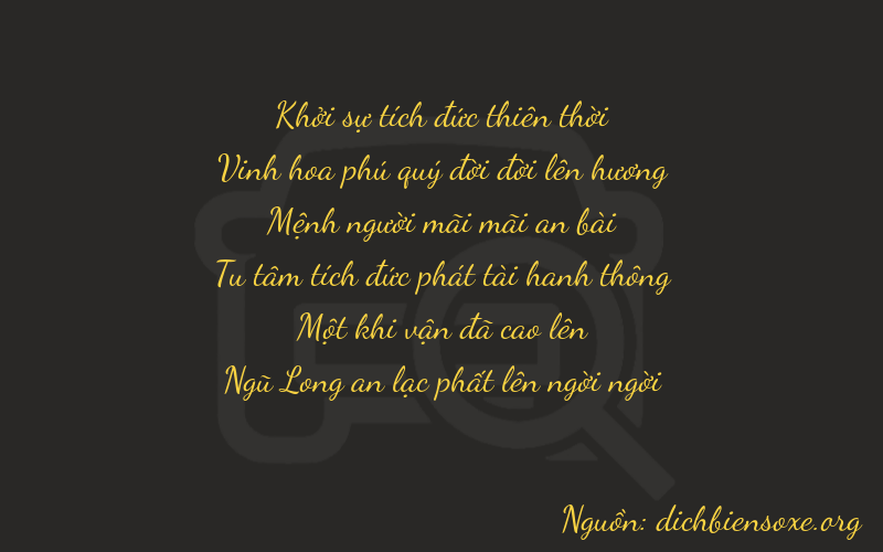 Thơ dịch biển số xe 02215
