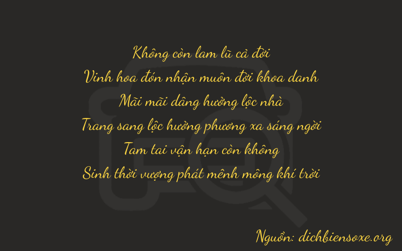 Thơ dịch biển số xe 02230