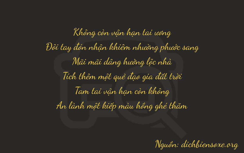 Thơ dịch biển số xe 02231