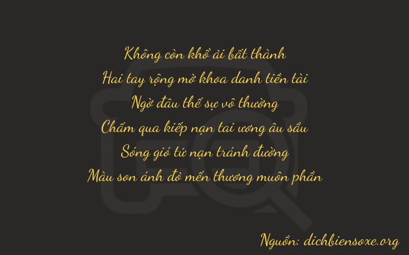 Thơ dịch biển số xe 02237