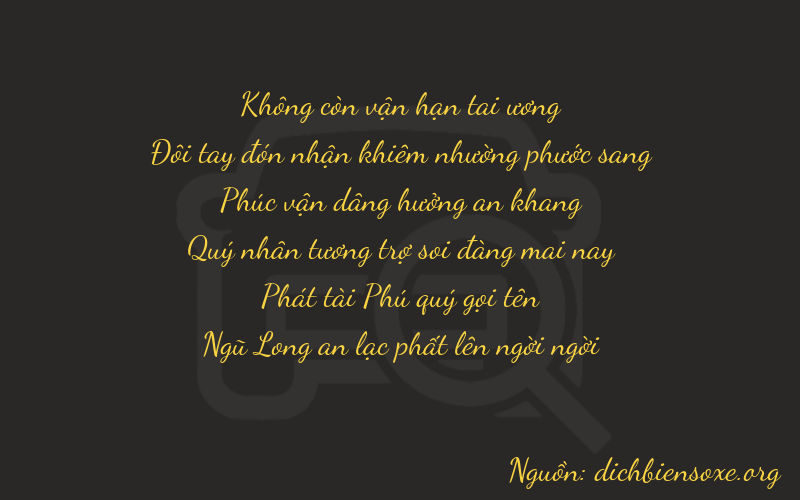 Thơ dịch biển số xe 02285