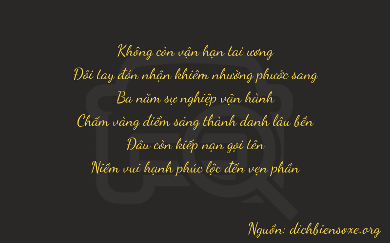 Thơ dịch biển số xe 02303