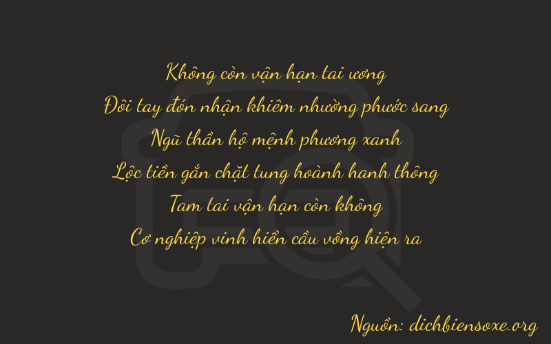 Thơ dịch biển số xe 02537