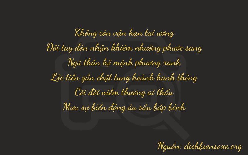 Thơ dịch biển số xe 02546