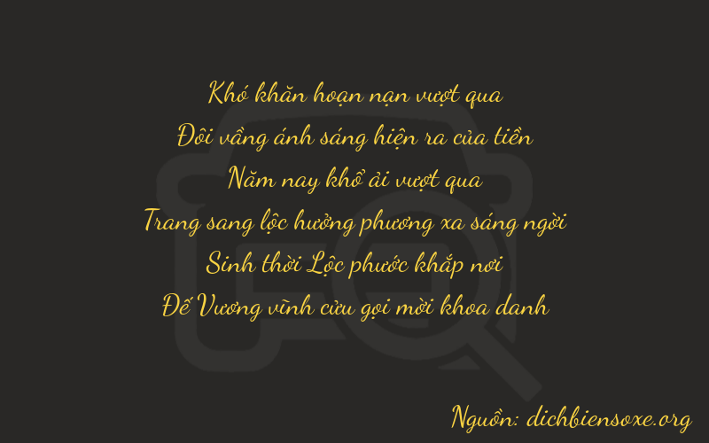 Thơ dịch biển số xe 02559