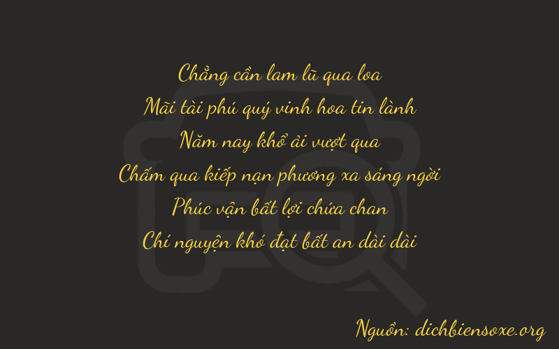 Thơ dịch biển số xe 02567