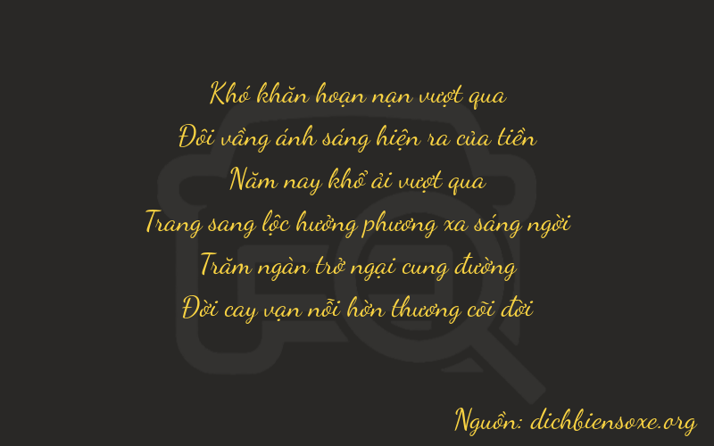 Thơ dịch biển số xe 02577