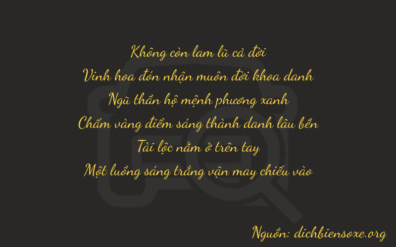 Thơ dịch biển số xe 02581