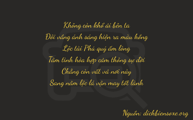 Thơ dịch biển số xe 02605