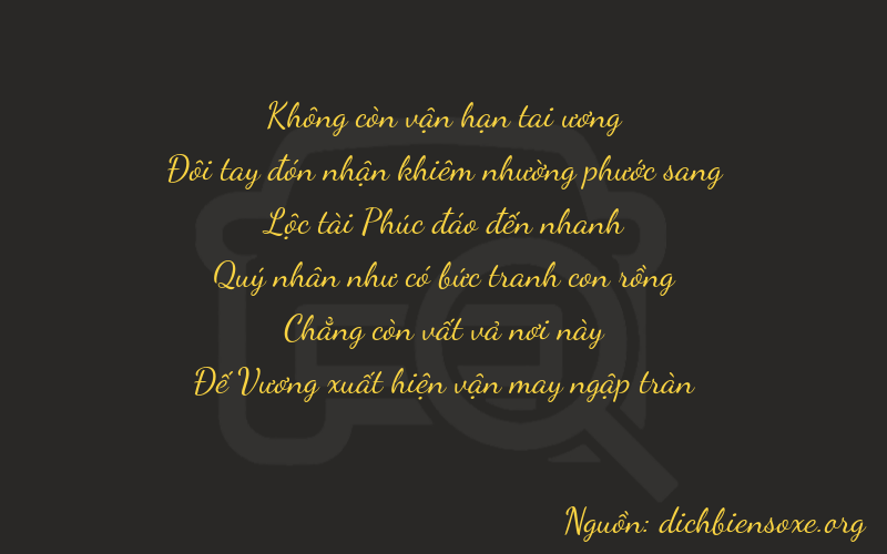 Thơ dịch biển số xe 02609