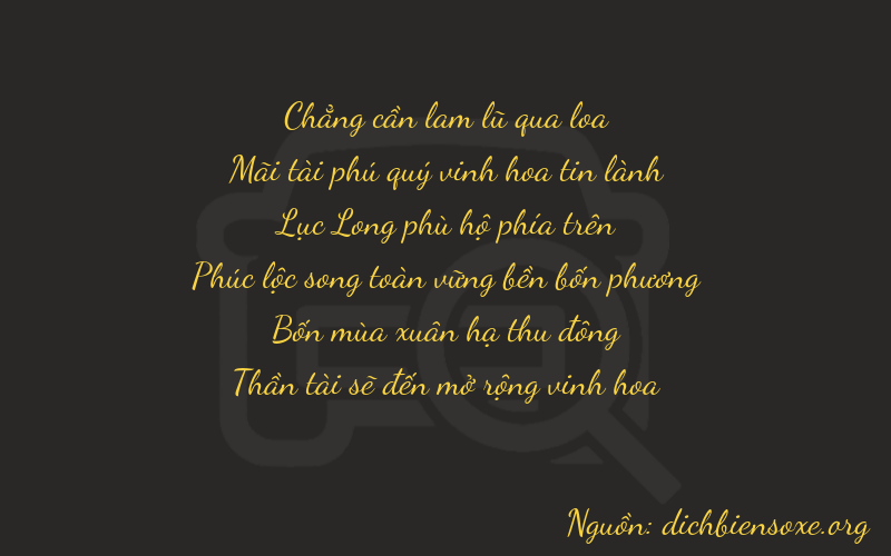 Thơ dịch biển số xe 02648