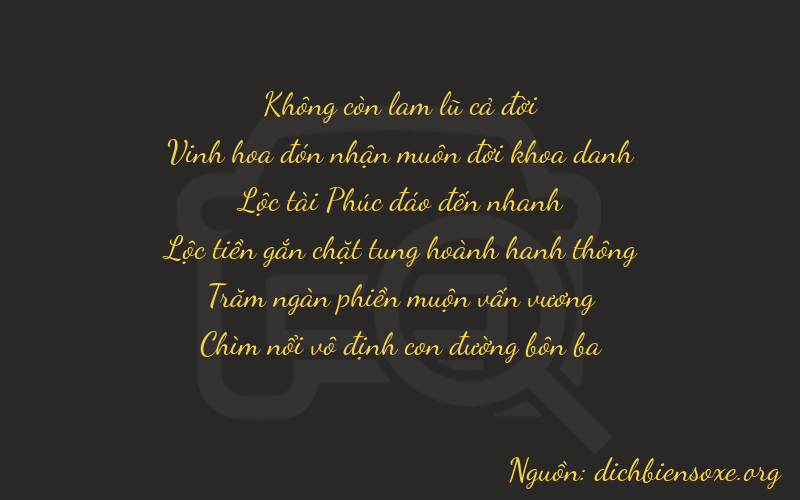 Thơ dịch biển số xe 02653