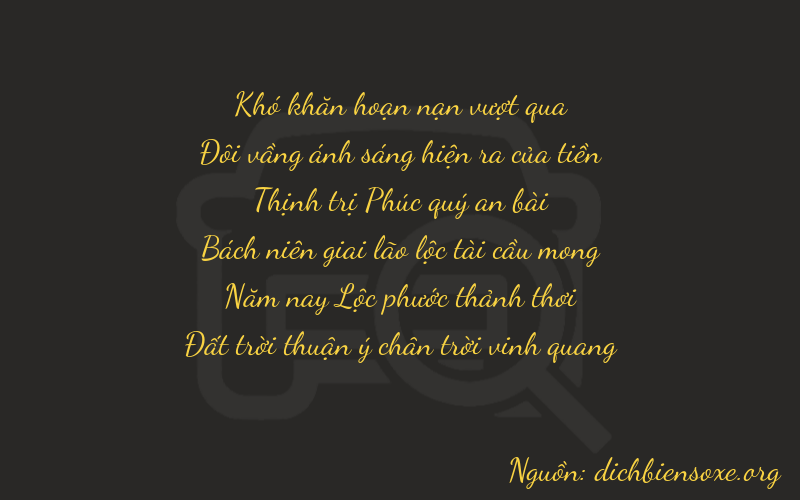 Thơ dịch biển số xe 02658
