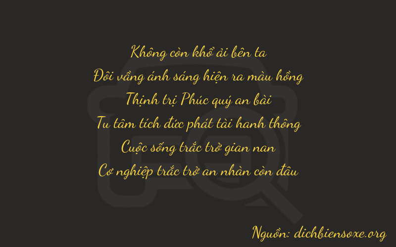 Thơ dịch biển số xe 02659
