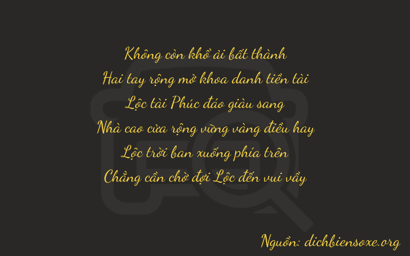 Thơ dịch biển số xe 02660