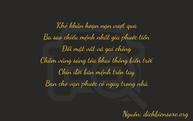 Thơ dịch biển số xe 03298
