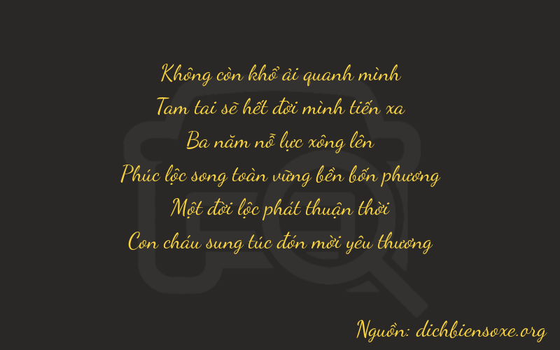 Thơ dịch biển số xe 03310