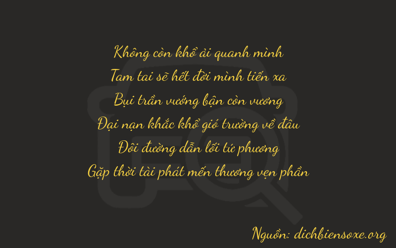 Thơ dịch biển số xe 03328