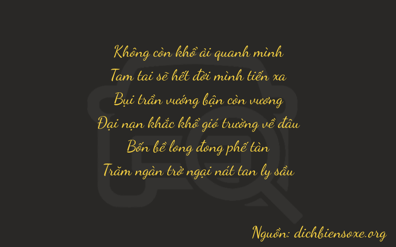 Thơ dịch biển số xe 03346
