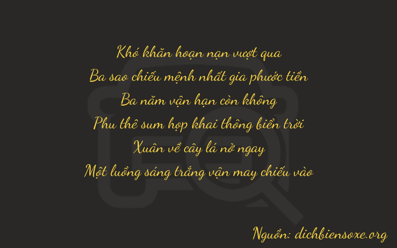 Thơ dịch biển số xe 03361