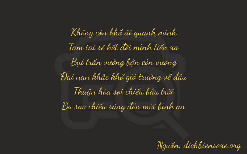Thơ dịch biển số xe 03373